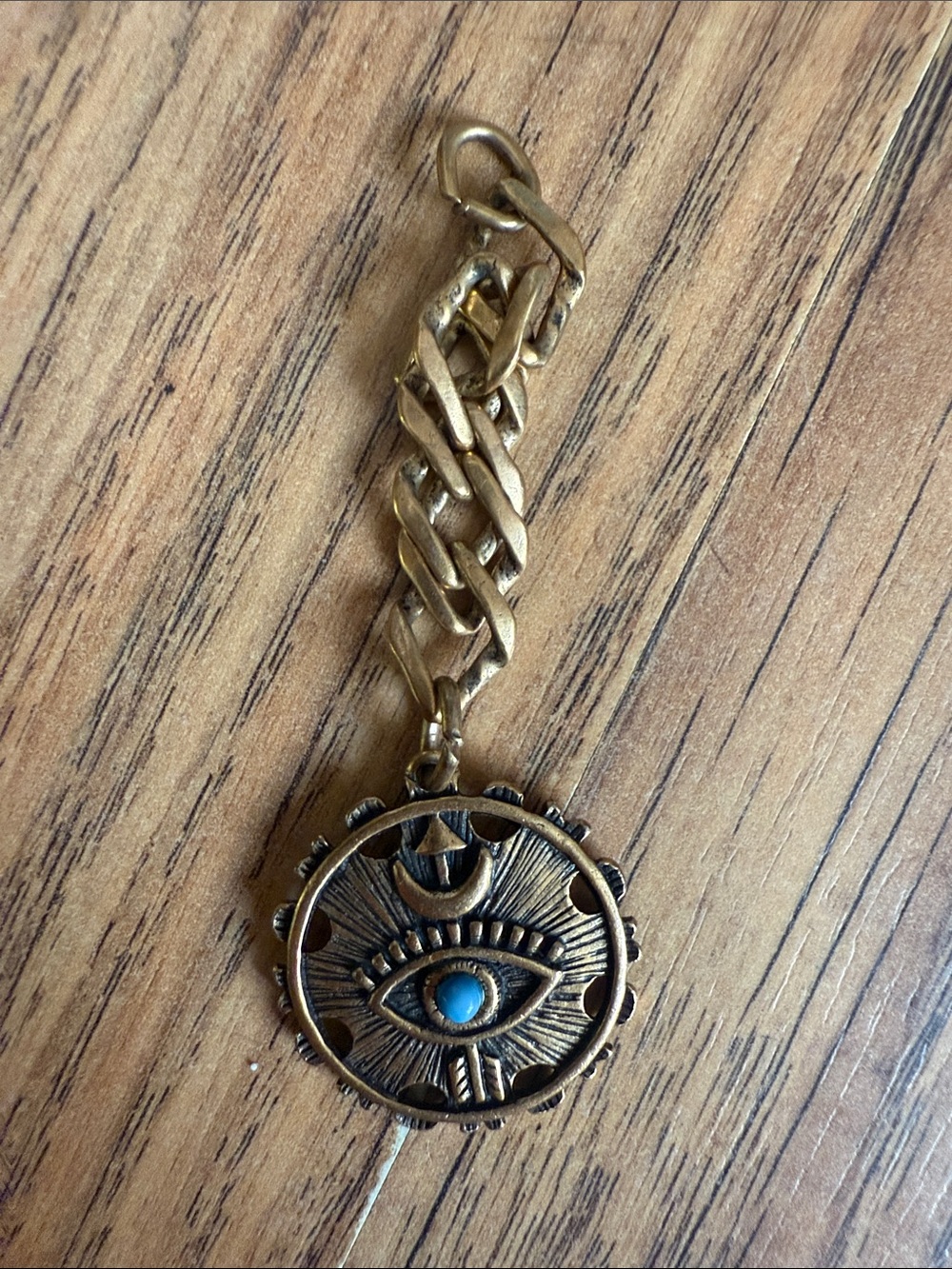 RARE Air & Anchor Evil Eye Pendant